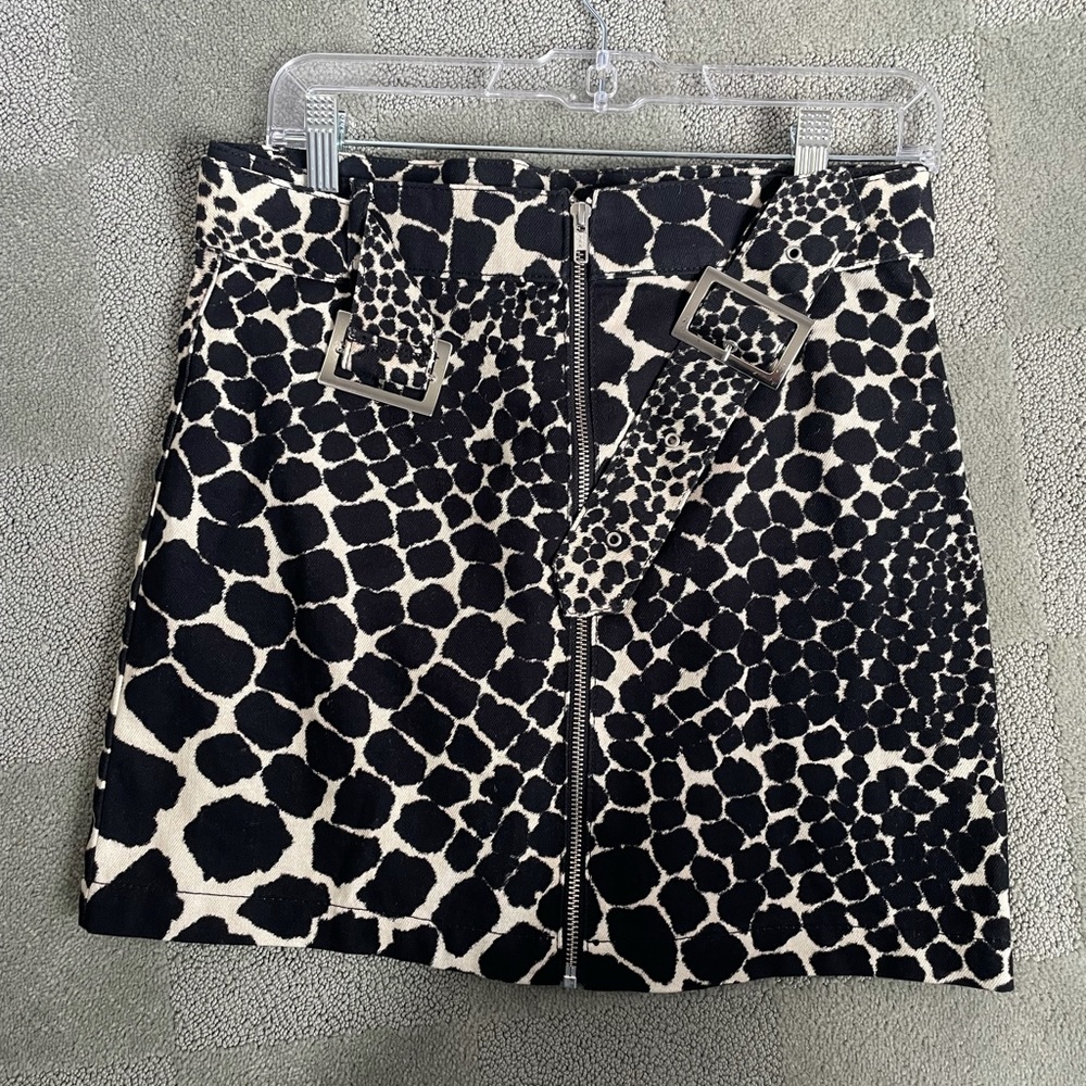 Topshop Belted Mini Skirt